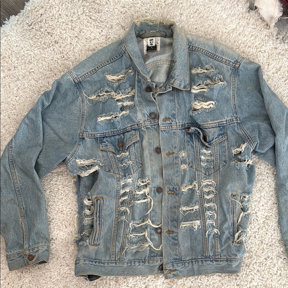 Levi’s Distressed Denim Jacket